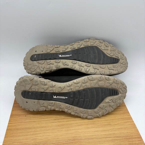 ECCO Mens 9 Biom Waterproof Trail Running Shoes Orange Black Michelin Sole - Picture 12 of 13